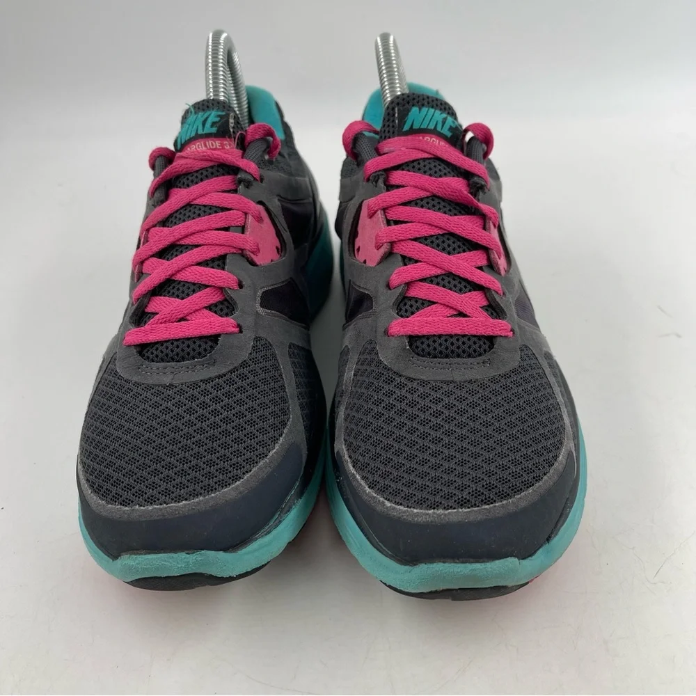 🥾 Nike Lunarglide 3 Grey Pink Running Shoes - Size 7.5 Women’s
